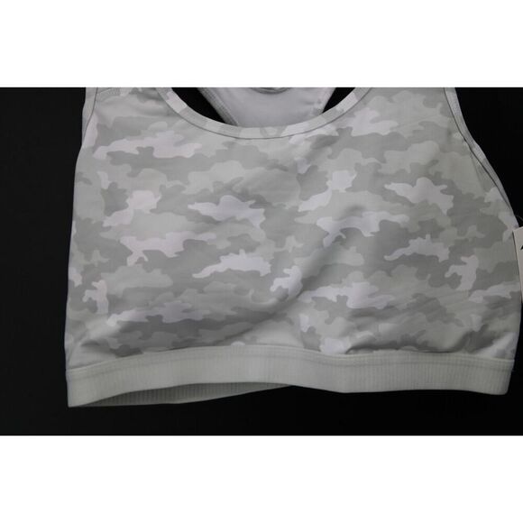 Avia Sz XXL Stretch White Camo Wireless Sports Bra Nwt - Picture 2 of 6